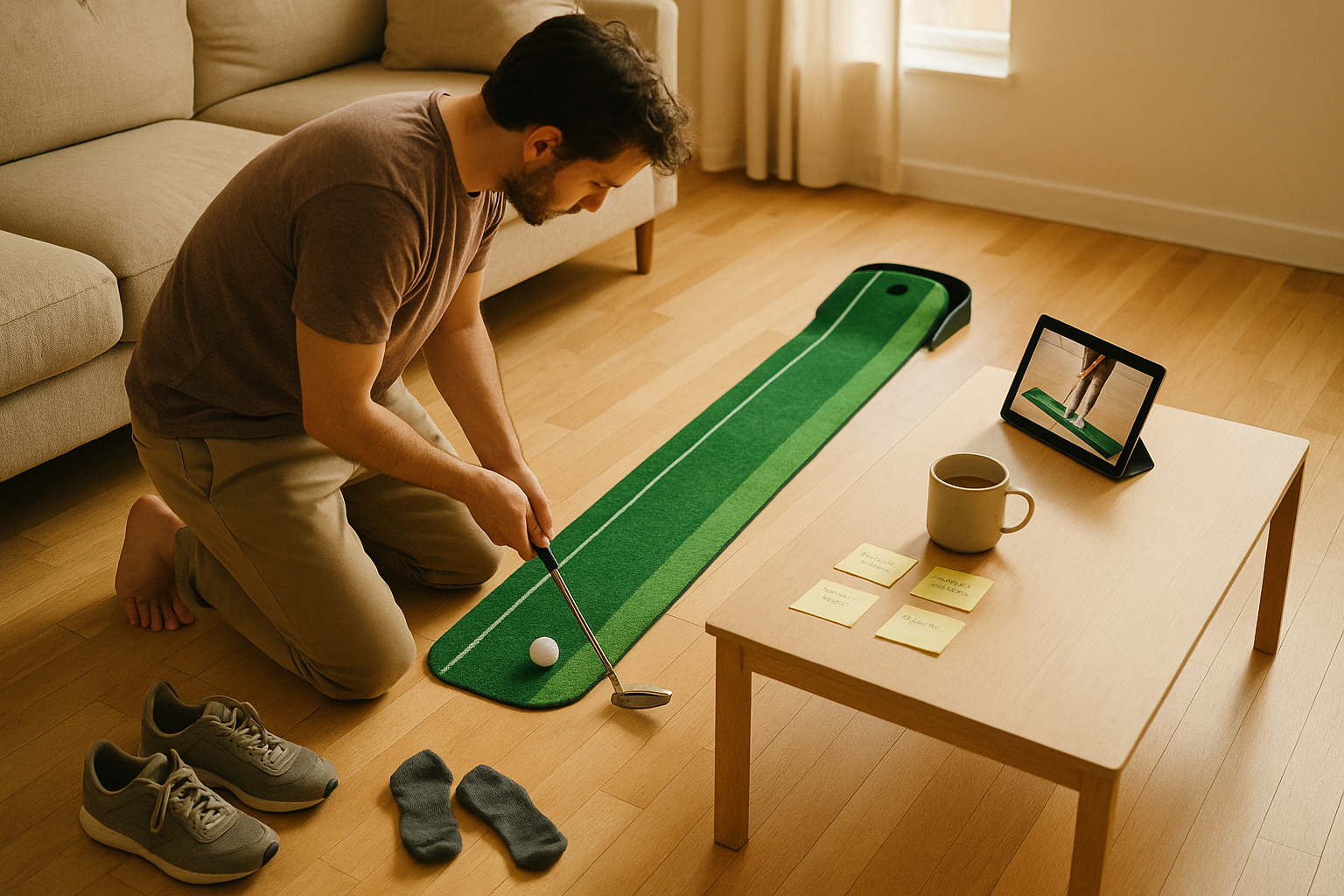 Indoor golf training voordelen