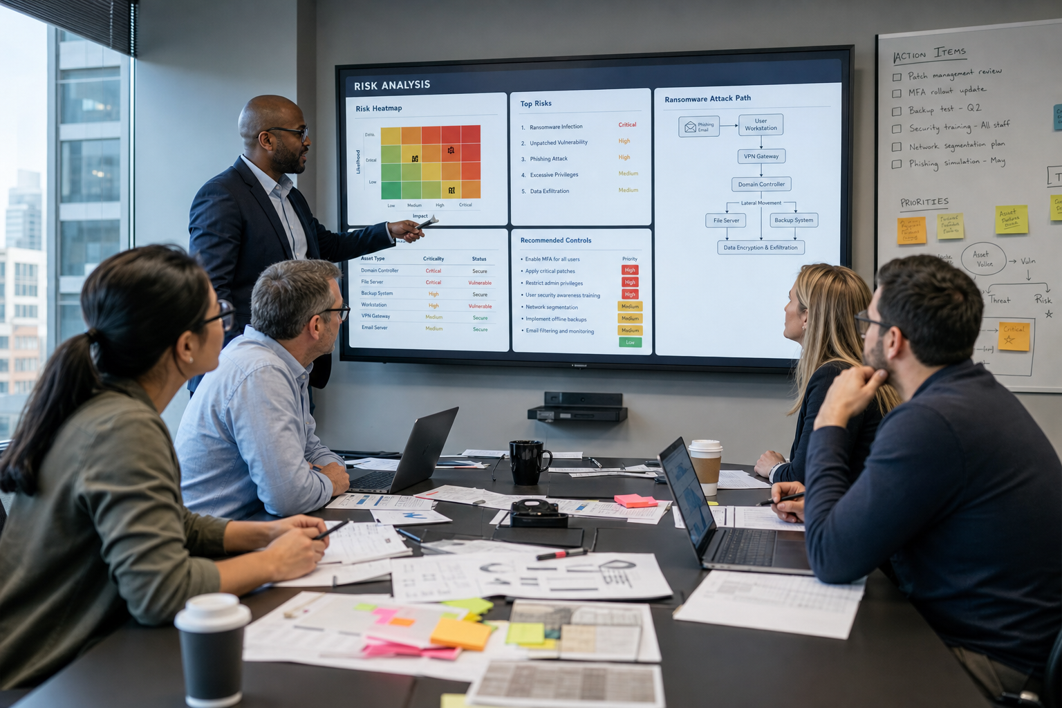 Cybersecurity risicoanalyse proces