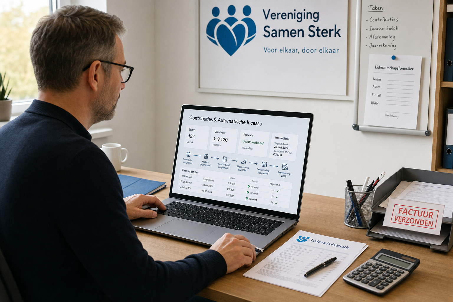 Administratie vereniging systeem